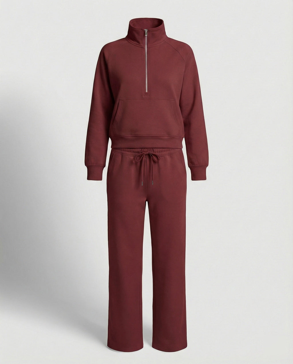 Women's Jogging Set with High Collar