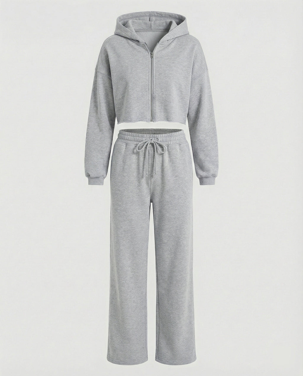 Women's Sweat Set with Hood and Jogging Trousers