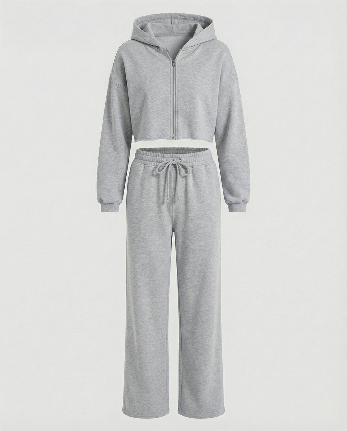 Women's Sweat Set with Hood and Jogging Trousers