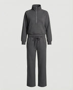 Women's Jogging Set with High Collar