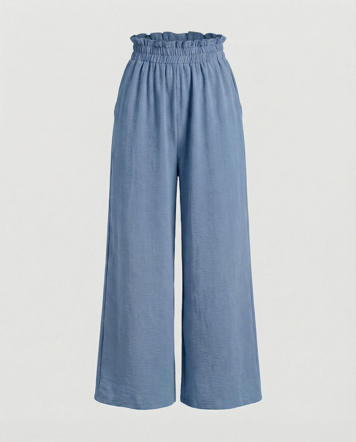 Women's Wide-Leg Culottes with Elastic Waistband