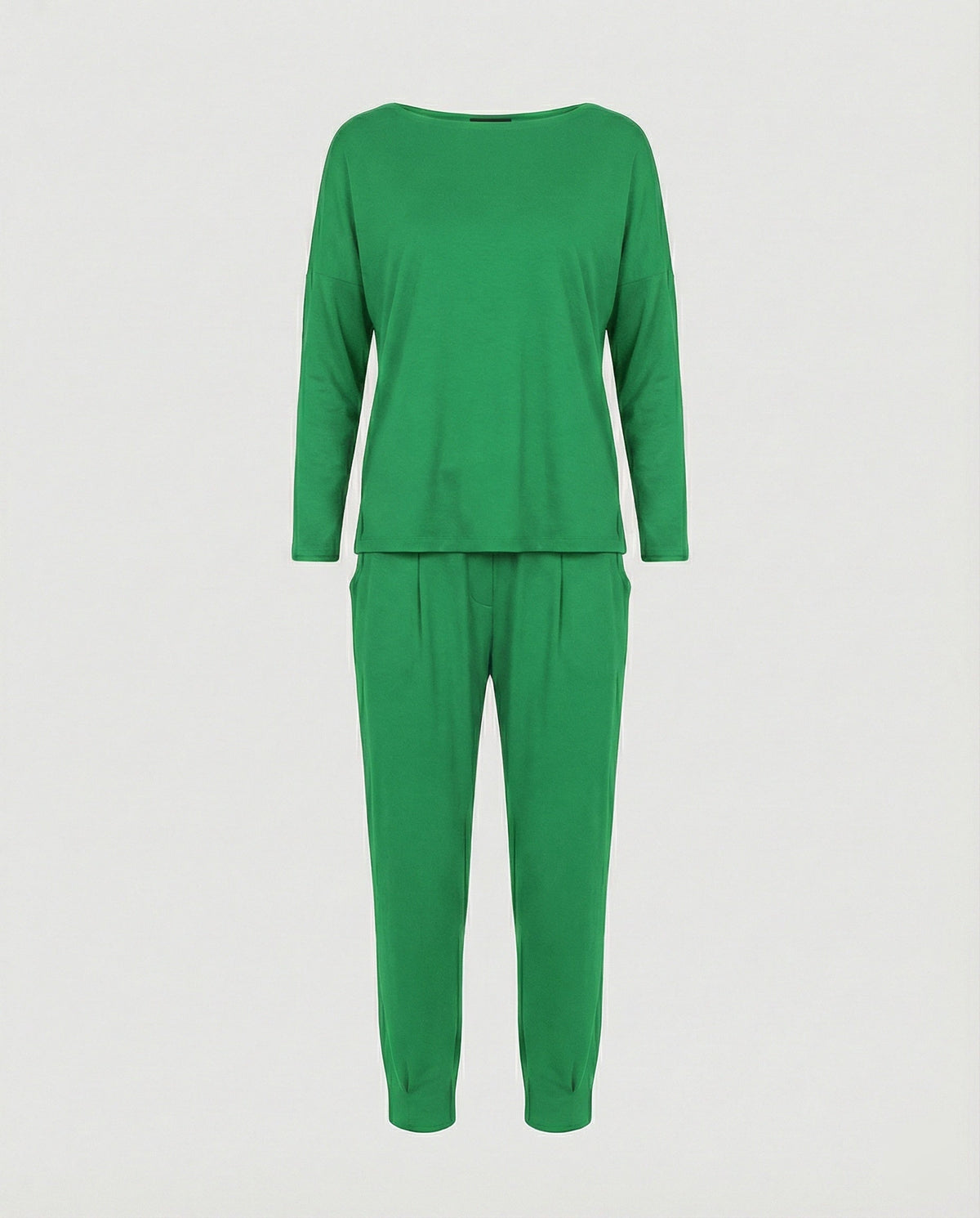 Women's Jogging Suit Lounge Set with Wide Sleeves and Pockets