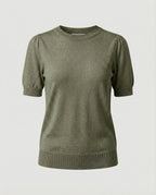 Women's Short-Sleeve Cotton Sweater