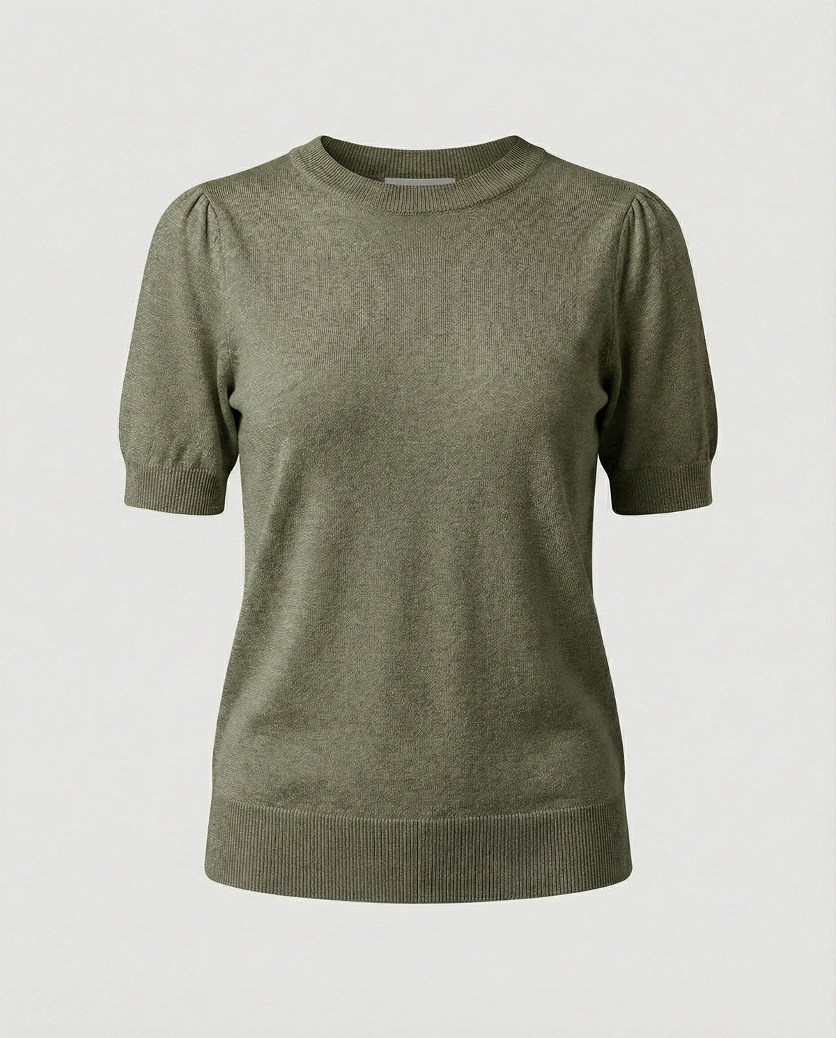 Women's Short-Sleeve Cotton Sweater