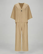 Two-Piece Set with Oversized Blouse