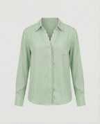 Women's Blouse with Lace Accents