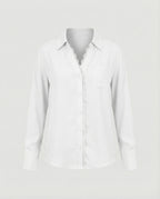 Women's Blouse with Lace Accents