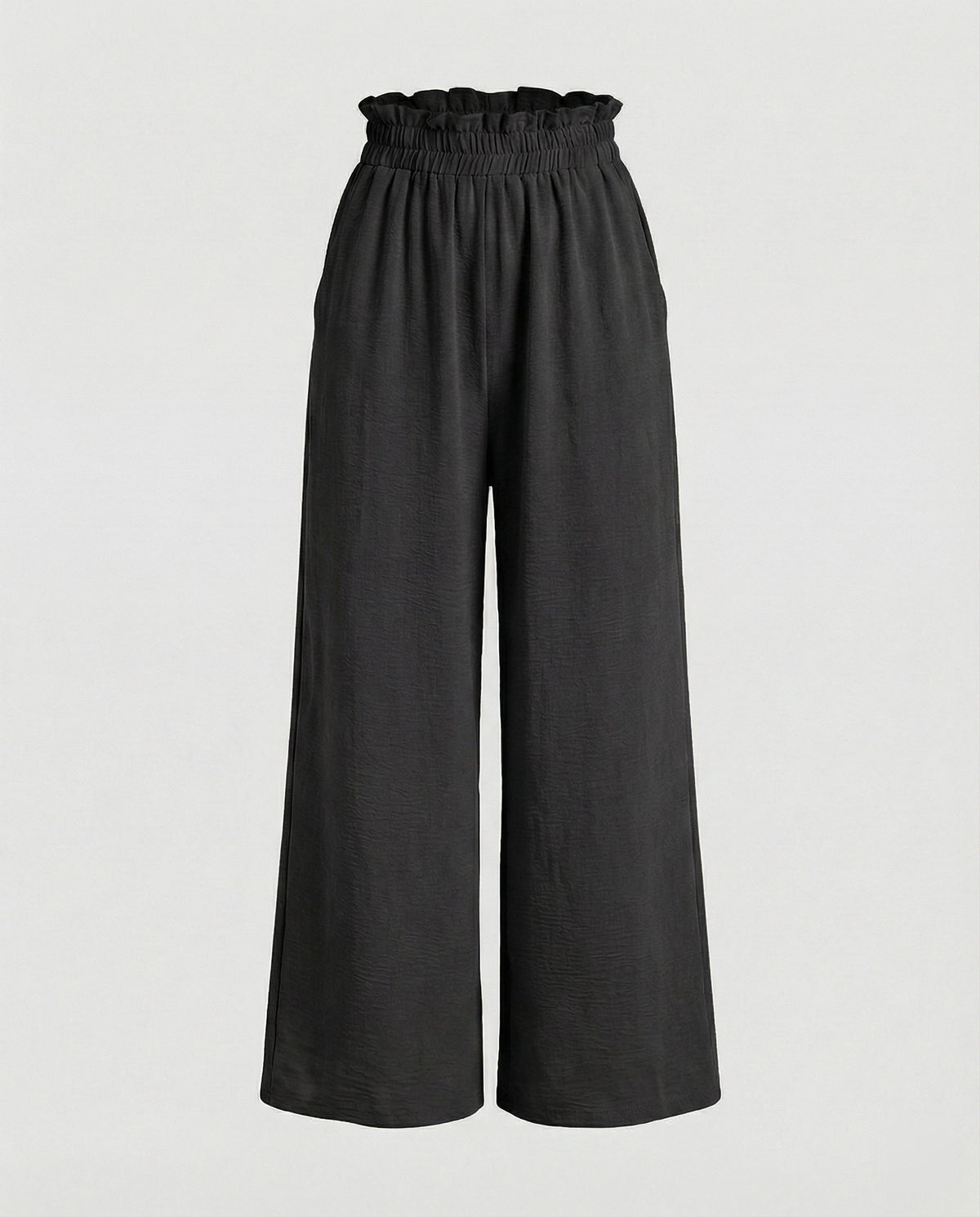 Women's Wide-Leg Culottes with Elastic Waistband