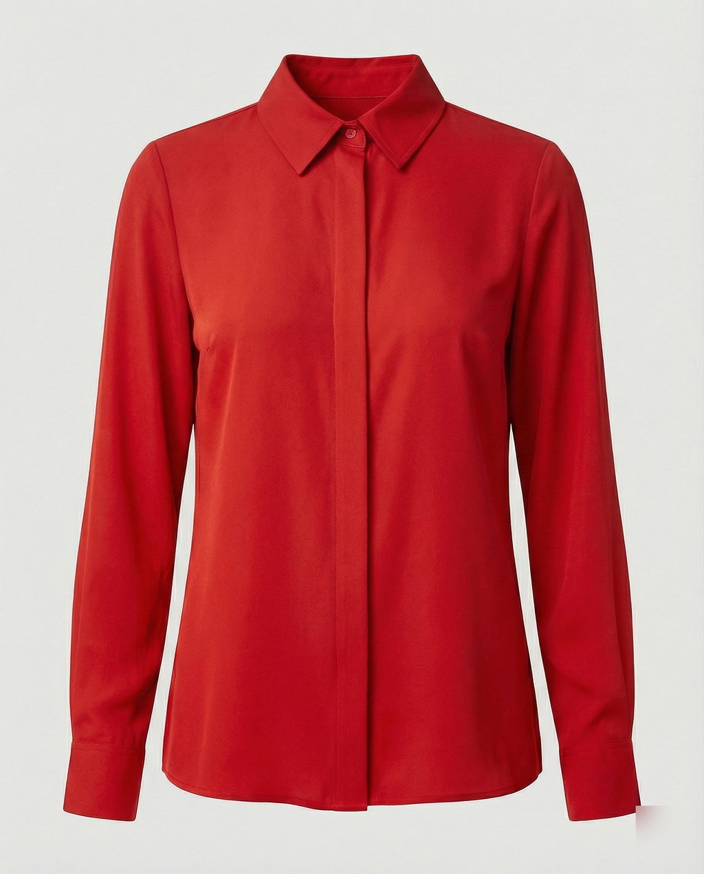 Elegant Women's Shirt Blouse with Luxurious Sheen