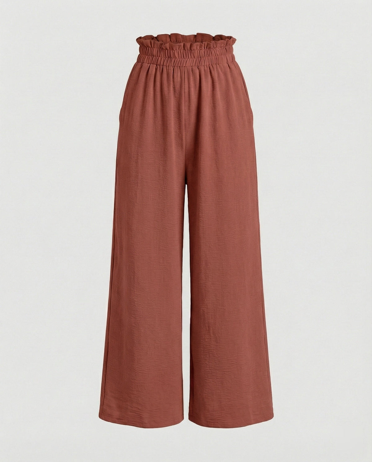 Women's Wide-Leg Culottes with Elastic Waistband