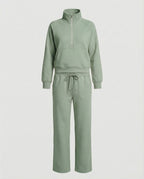 Women's Jogging Set with High Collar