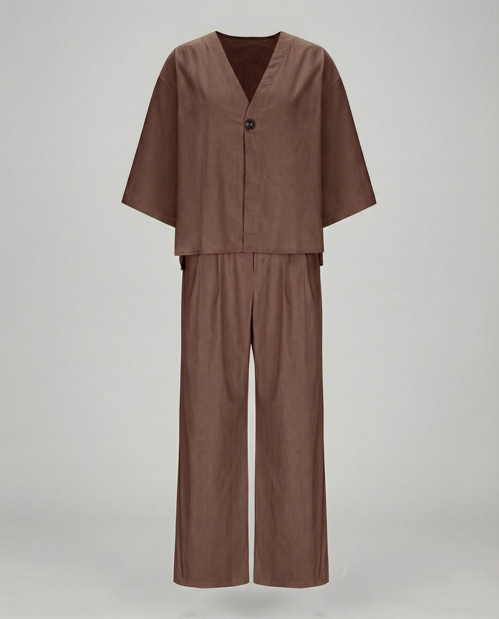 Two-Piece Set with Oversized Blouse