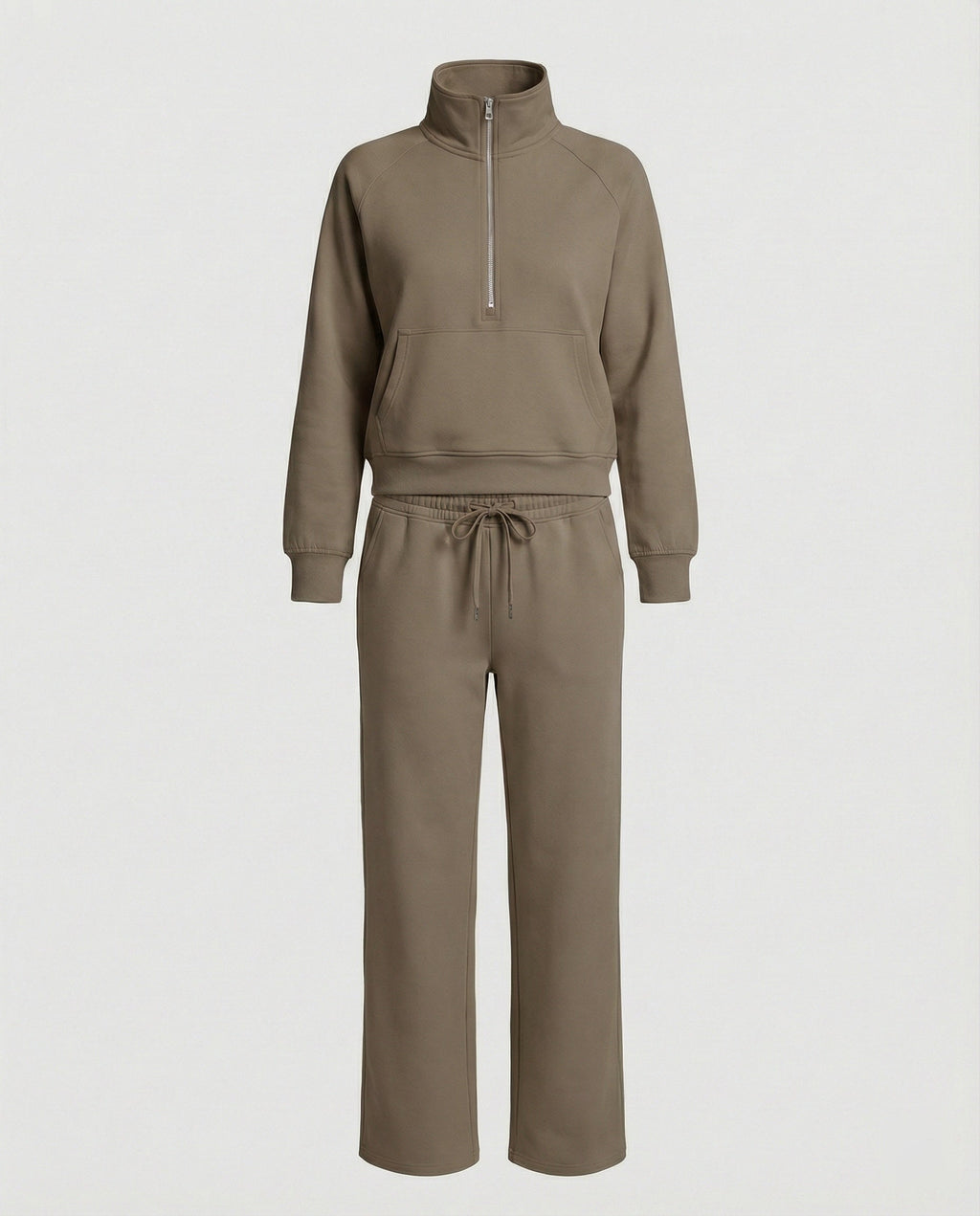 Women's Jogging Set with High Collar
