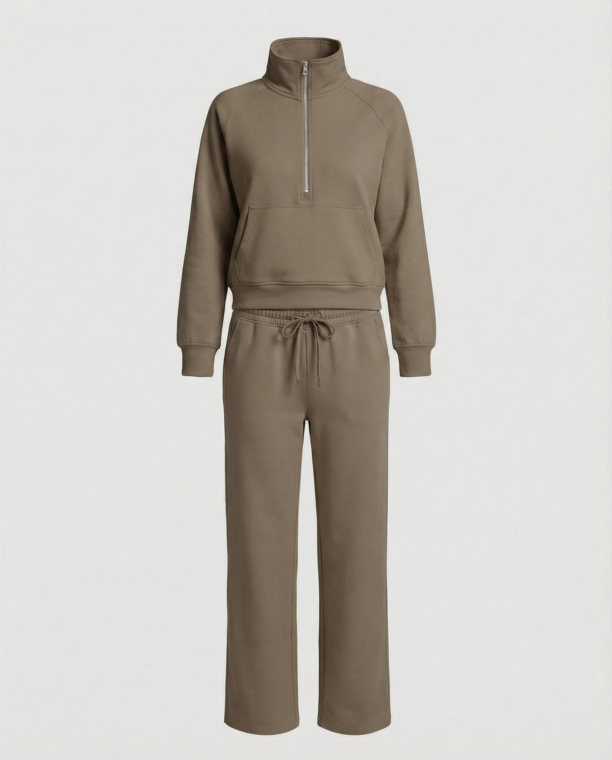 Women's Jogging Set with High Collar