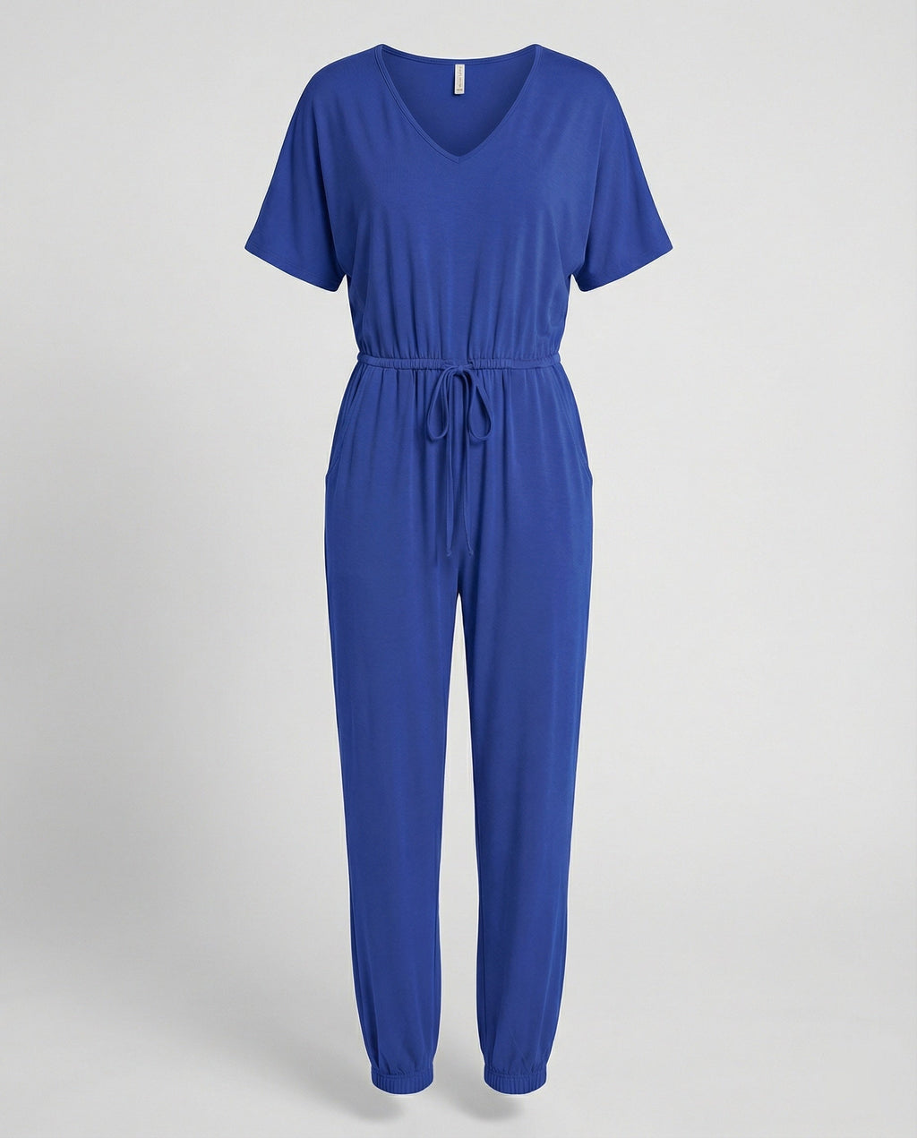Women's Lightweight Jumpsuit with Loose Fit and Adjustable Waist