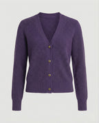 Women's V-Neck Cardigan with Buttons