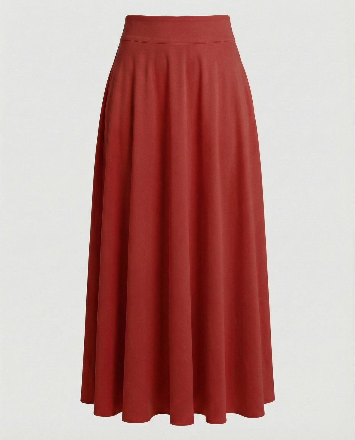 Women's Airy Maxi Skirt with High Waistband