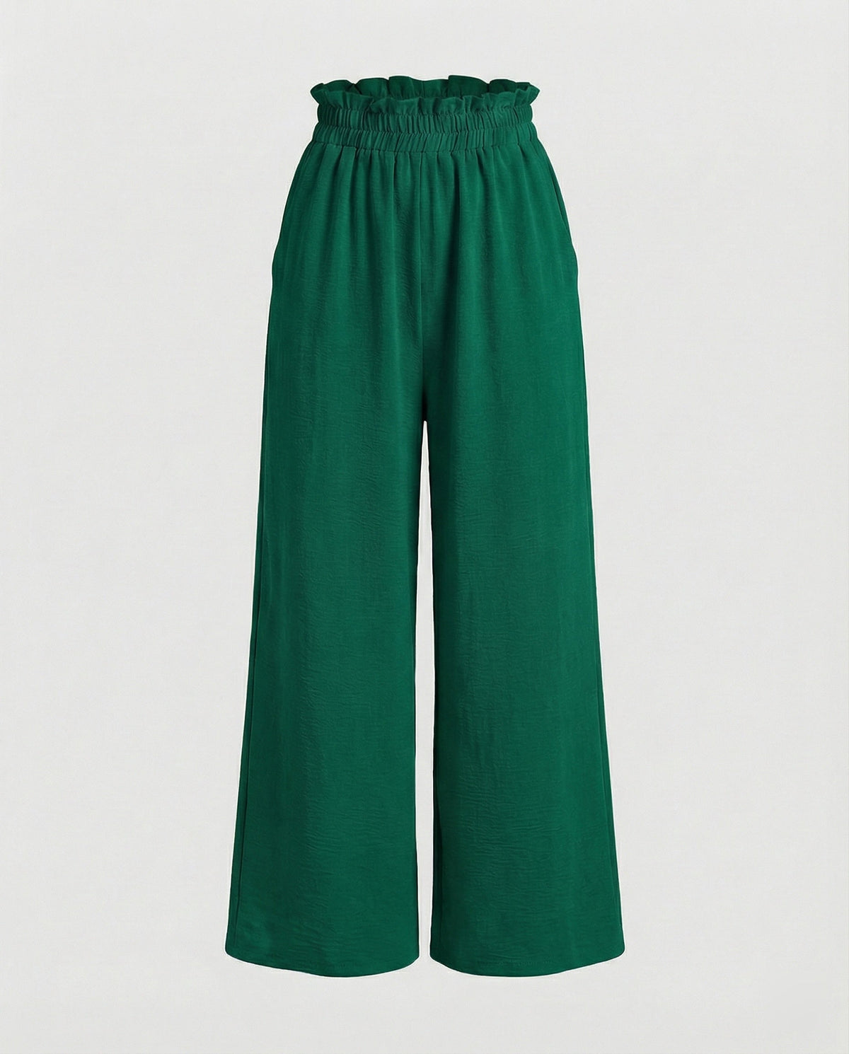 Women's Wide-Leg Culottes with Elastic Waistband