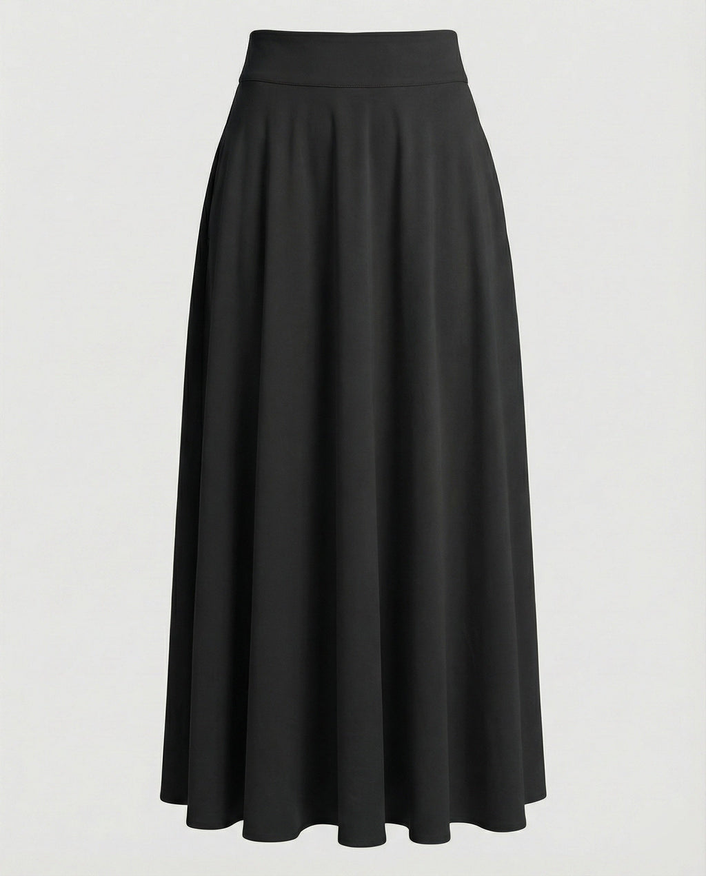 Women's Airy Maxi Skirt with High Waistband