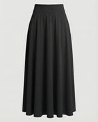 Women's Airy Maxi Skirt with High Waistband