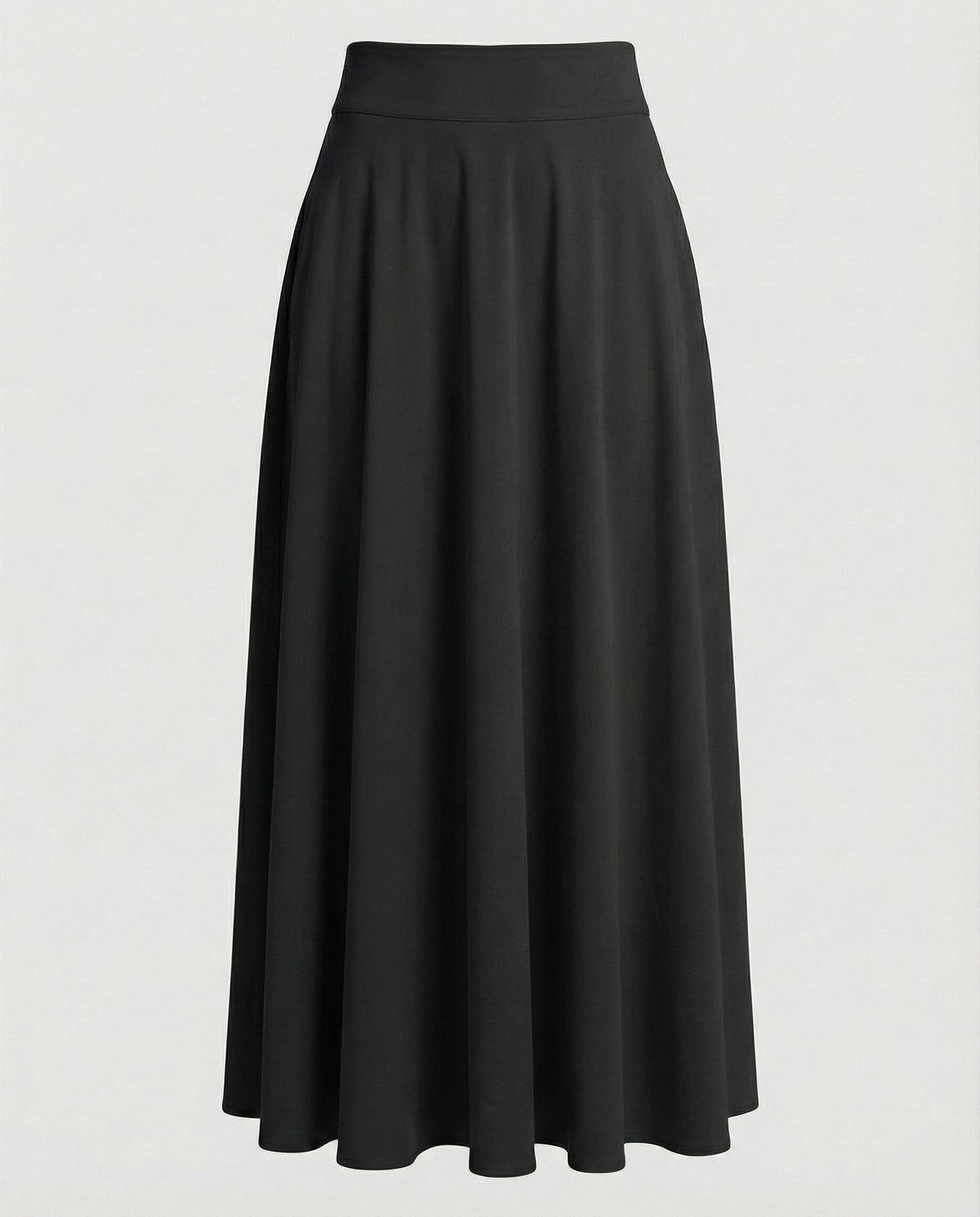 Women's Airy Maxi Skirt with High Waistband