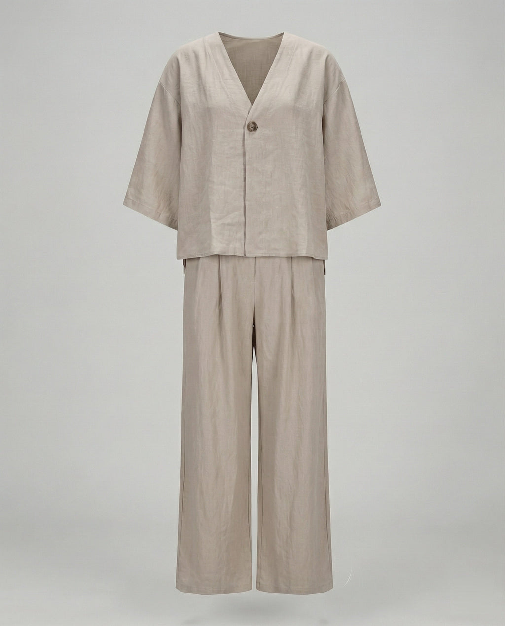 Two-Piece Set with Oversized Blouse