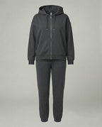 Women Fleece Jogging Suit with Hood