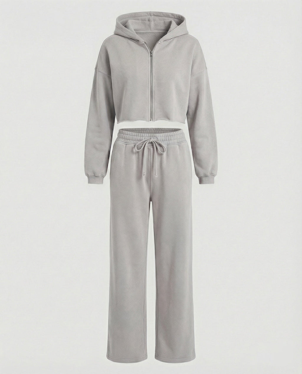 Women's Sweat Set with Hood and Jogging Trousers