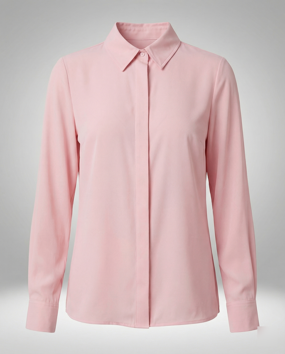 Elegant Women's Shirt Blouse with Luxurious Sheen