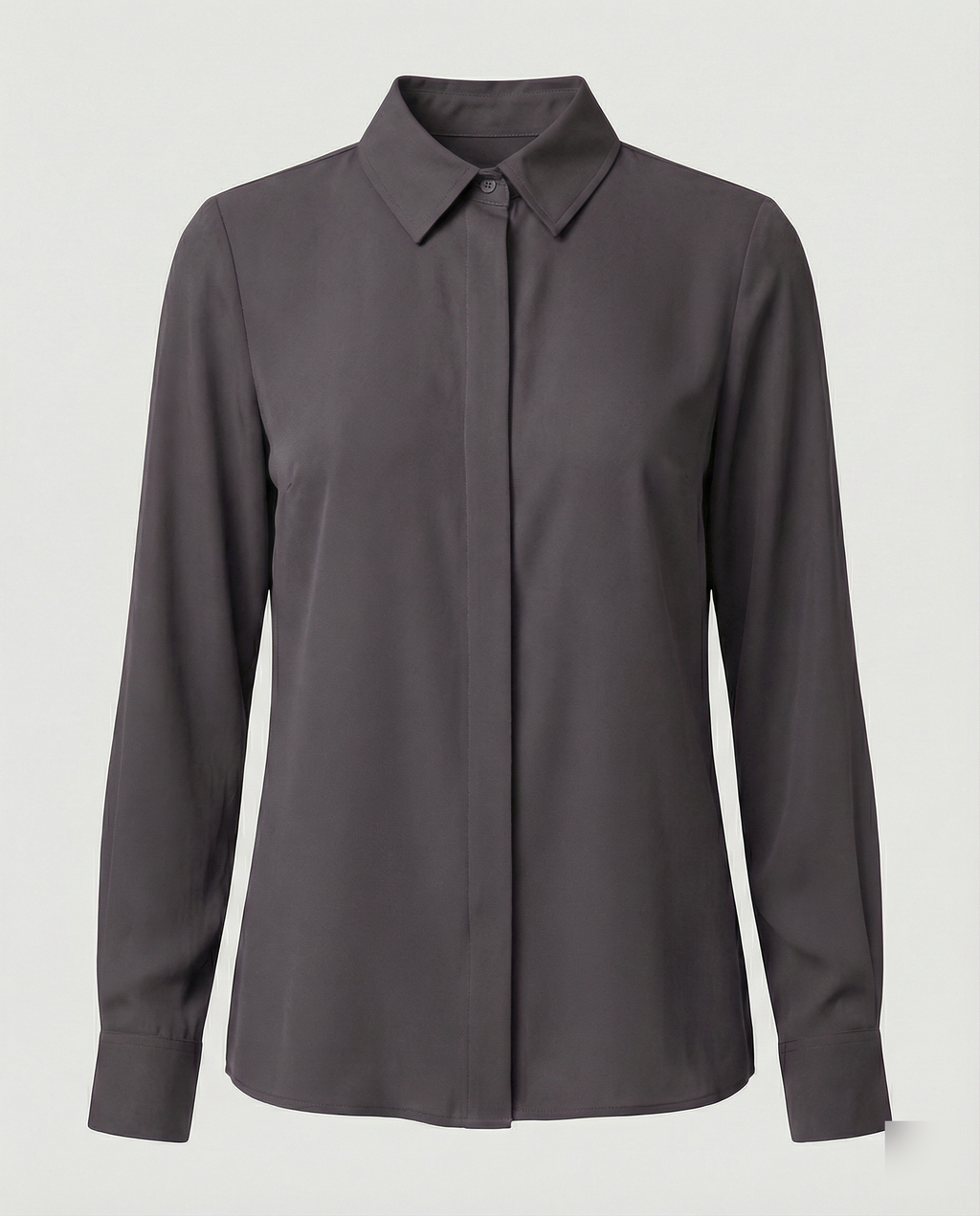Elegant Women's Shirt Blouse with Luxurious Sheen