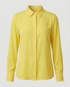 Elegant Women's Shirt Blouse with Luxurious Sheen