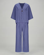 Two-Piece Set with Oversized Blouse
