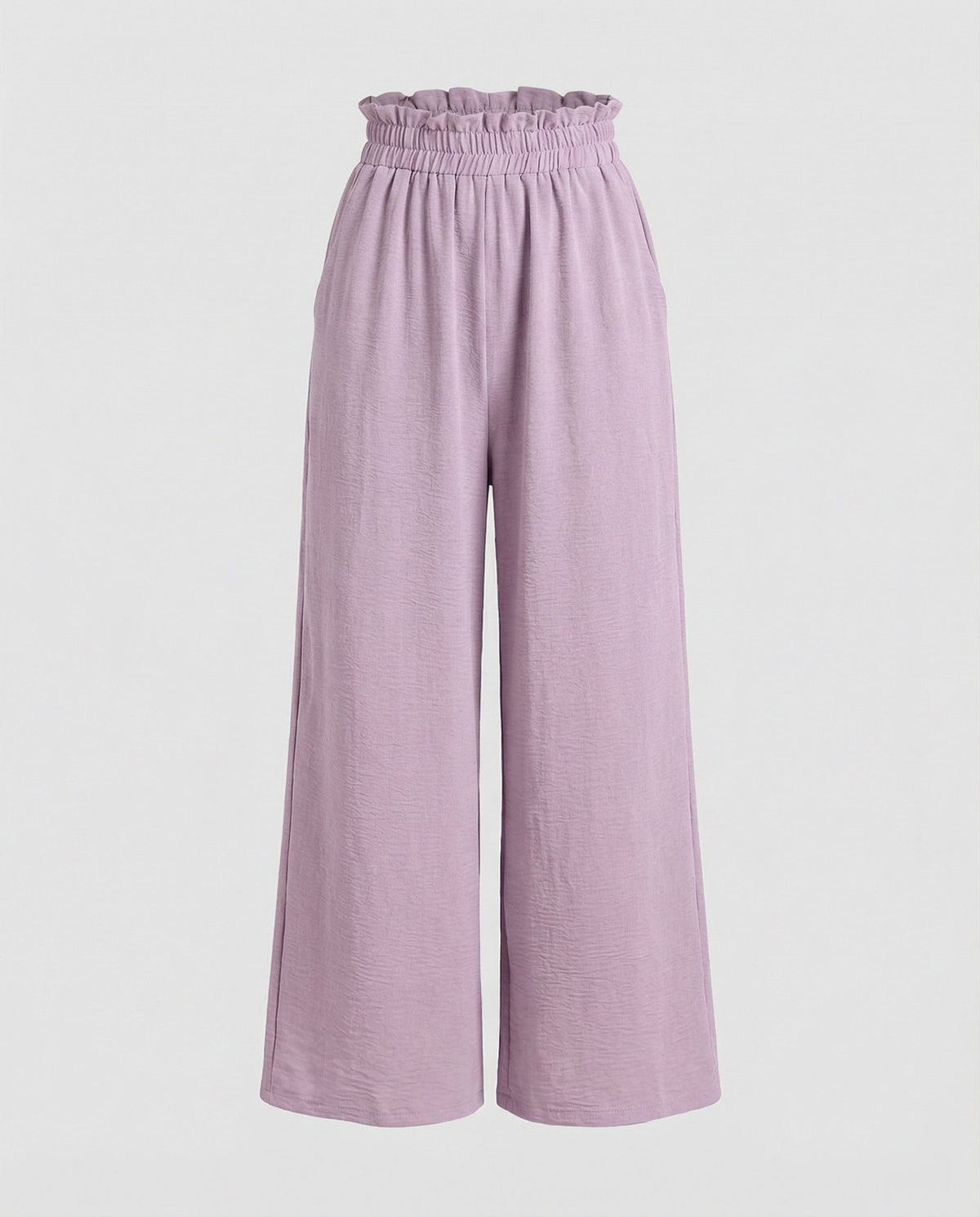 Women's Wide-Leg Culottes with Elastic Waistband
