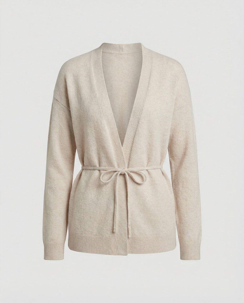 Women's Cardigan with Tie Belt