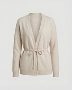 Women's Cardigan with Tie Belt