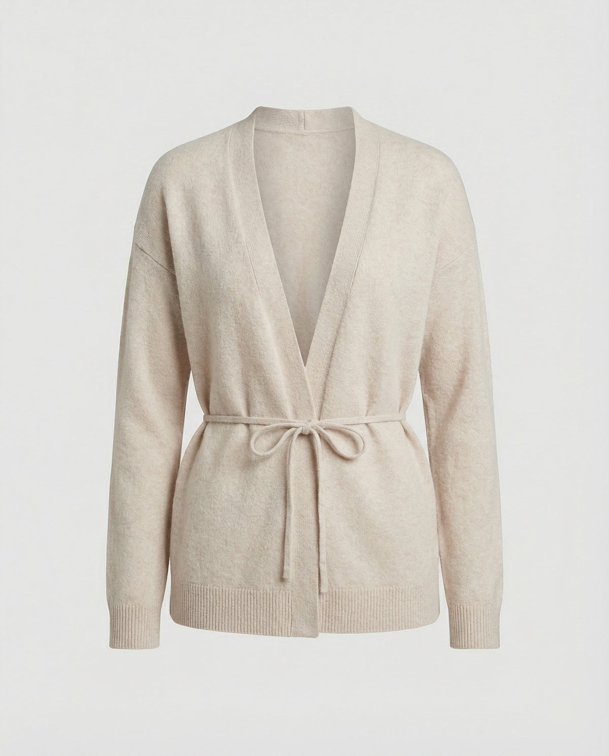 Women's Cardigan with Tie Belt