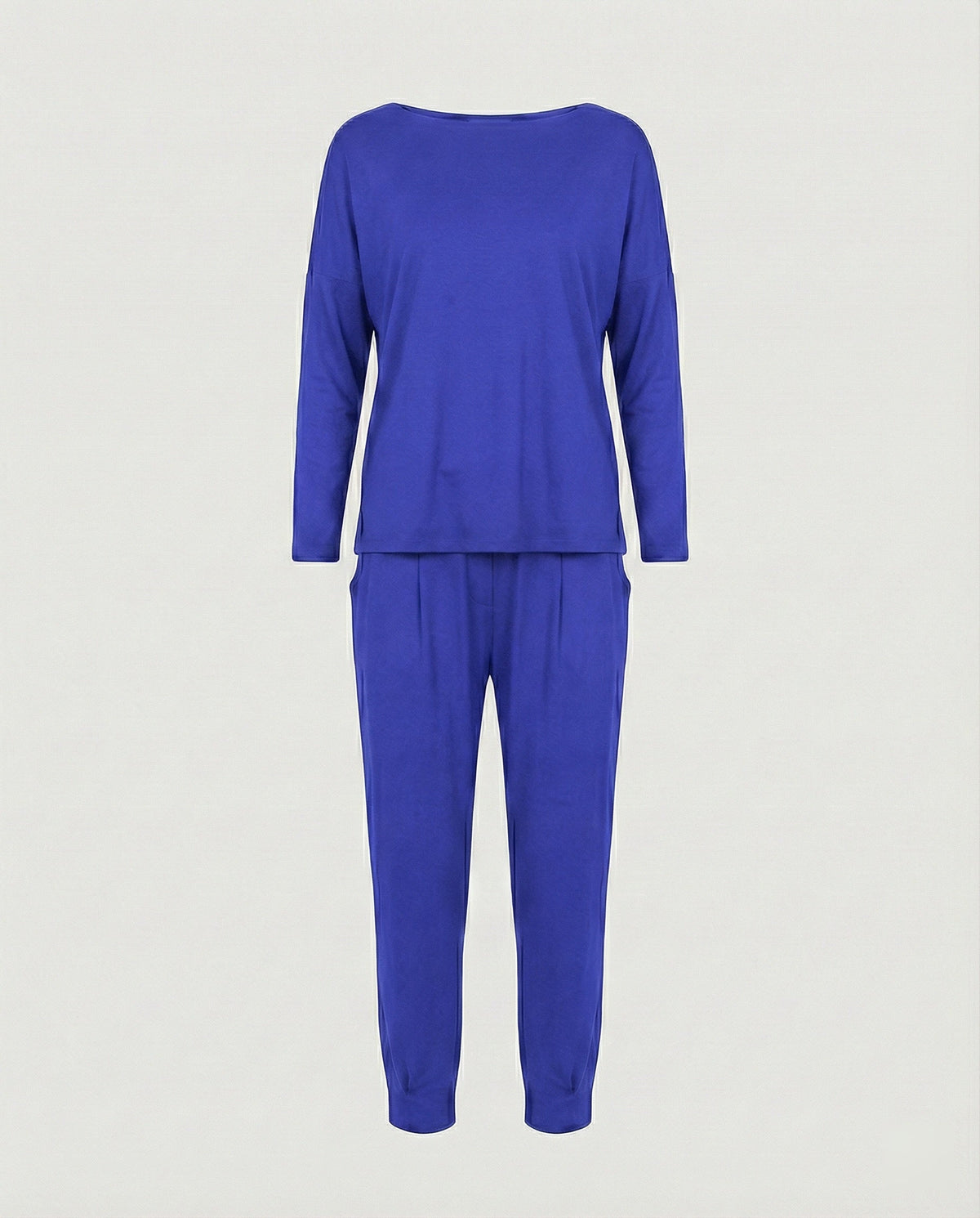 Women's Jogging Suit Lounge Set with Wide Sleeves and Pockets