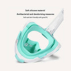 Snorkel mask for children and adults with snorkel and 180-degree visibility