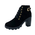 Women's Comfortable Chunky Heel Boots