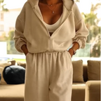 Women's Cozy Hooded Jumpsuit