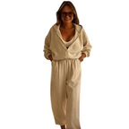 Women's Cozy Hooded Jumpsuit