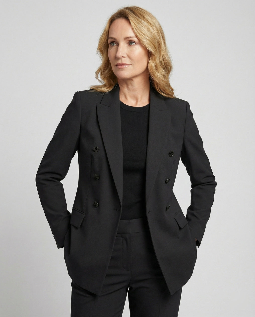 Women's Double-Breasted Blazer