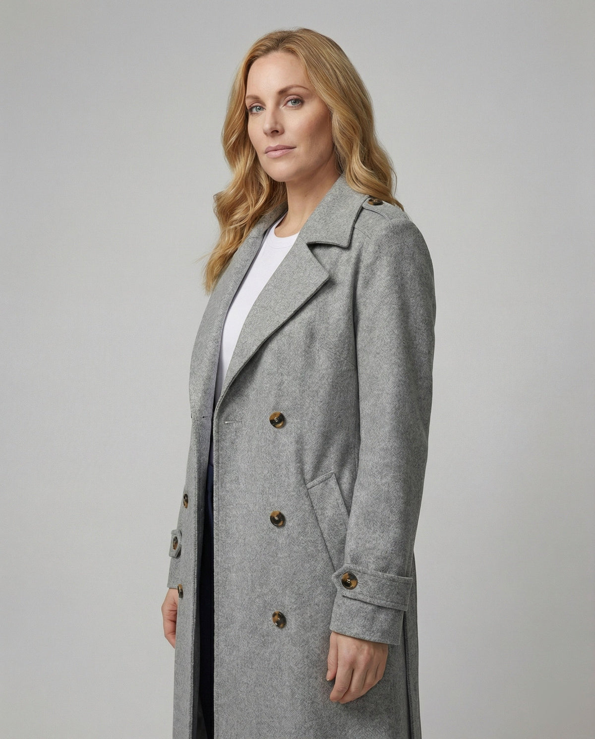 Women's Elegant Long Wrap with Double Knot