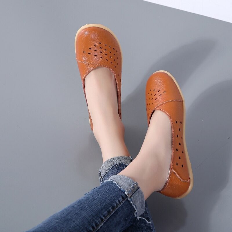 Beige Comfort Ballet Flats