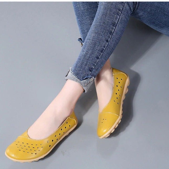 Beige Comfort Ballet Flats